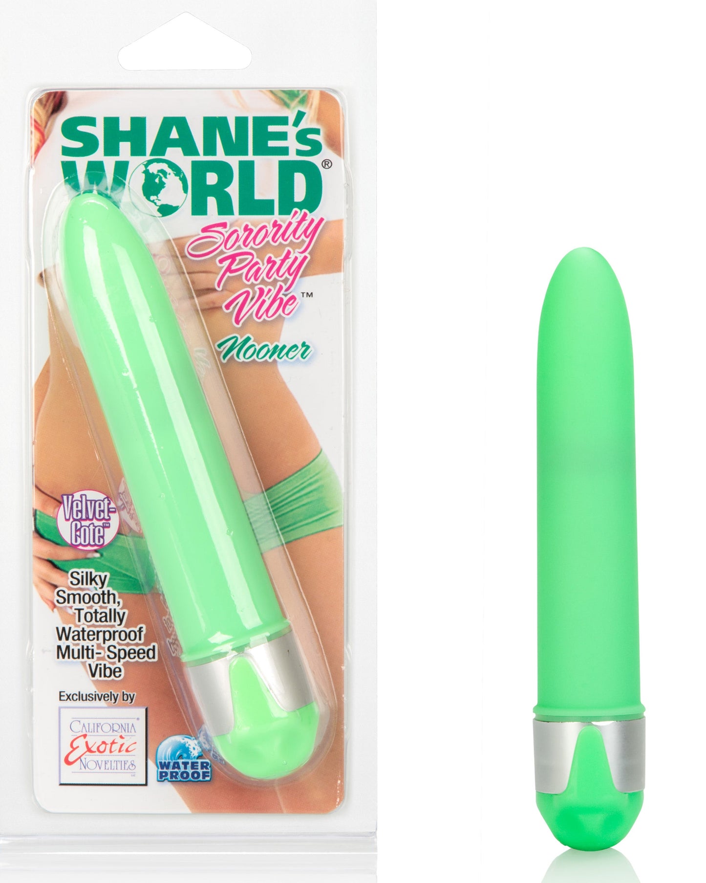 Shanes World Sorority Party Nooner Green Multi-Speed Massager