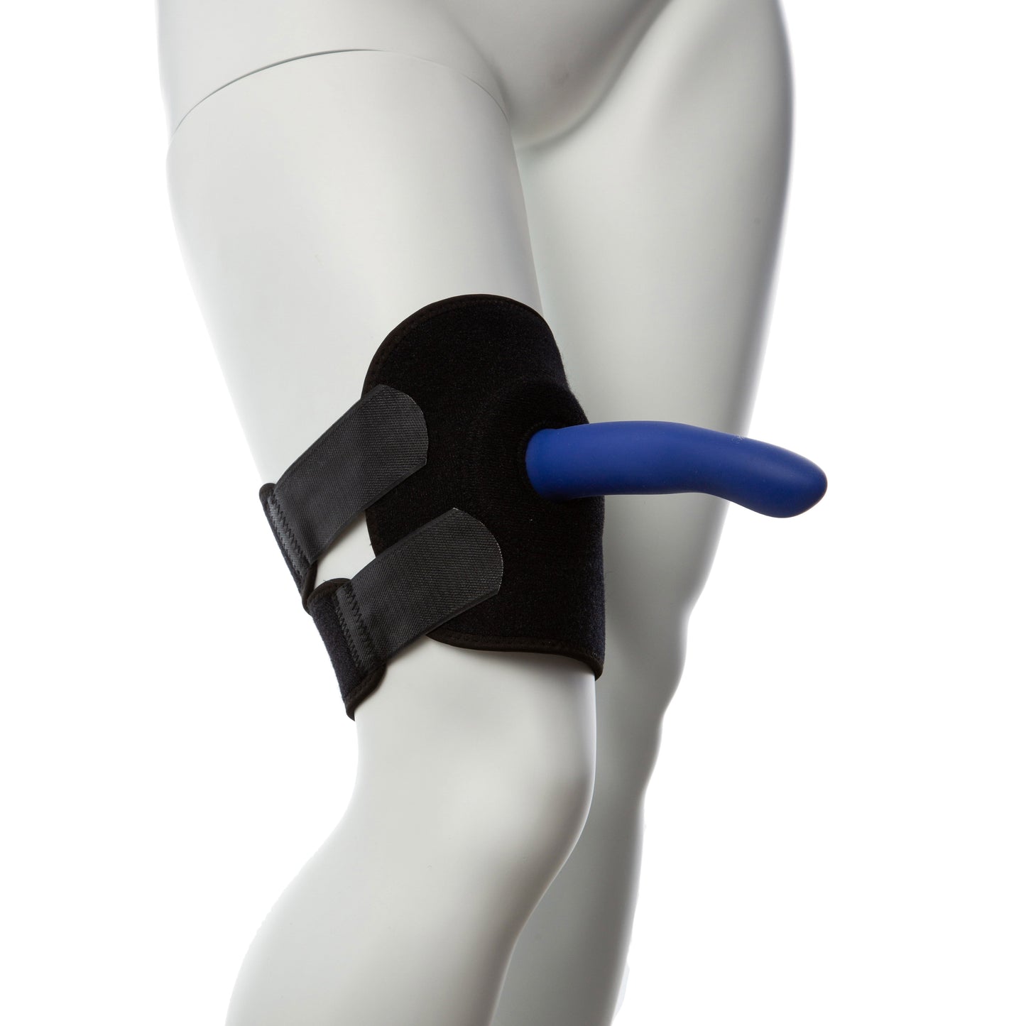 Gender Fluid Thigh Rider Strap-on Harness L-XXL Black