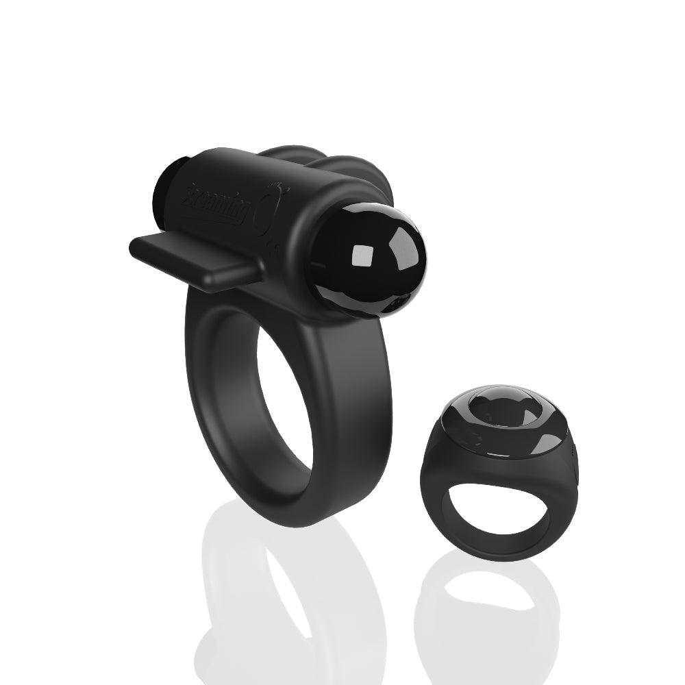 Remote Control Switch Vibe (Black) – Waterproof Rechargeable Double-Sided Vibrating Cock Ring