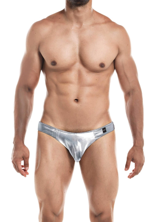 Cut 4 Men Low Rise Bikini Brief Silver Small