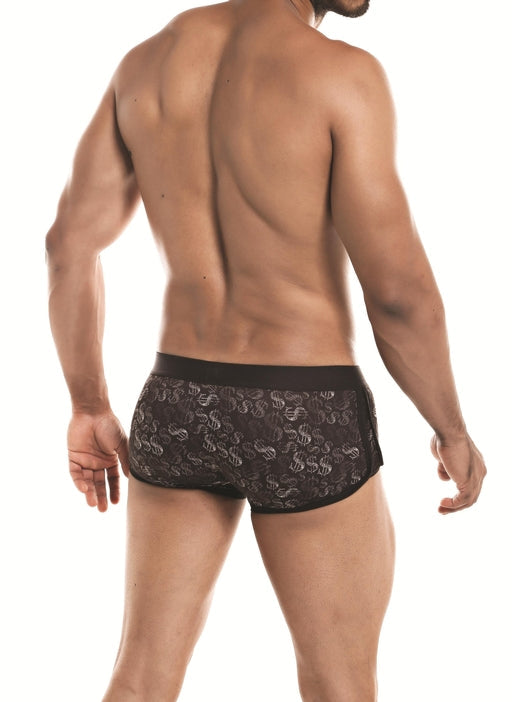 Cut 4 Men Athletic Trunk Dollar Medium Black