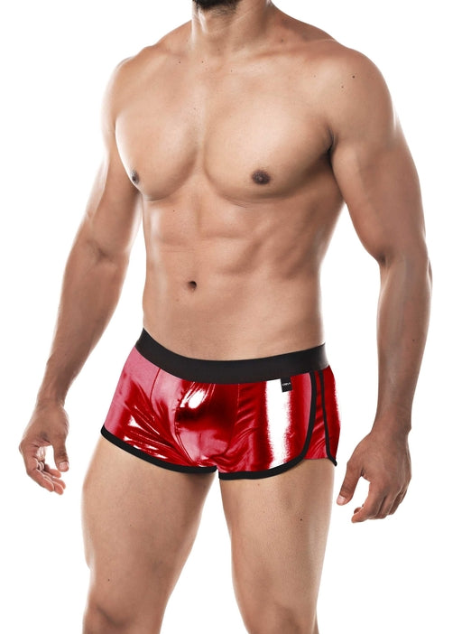 Cut 4 Men Athletic Trunk Boxer Red Small