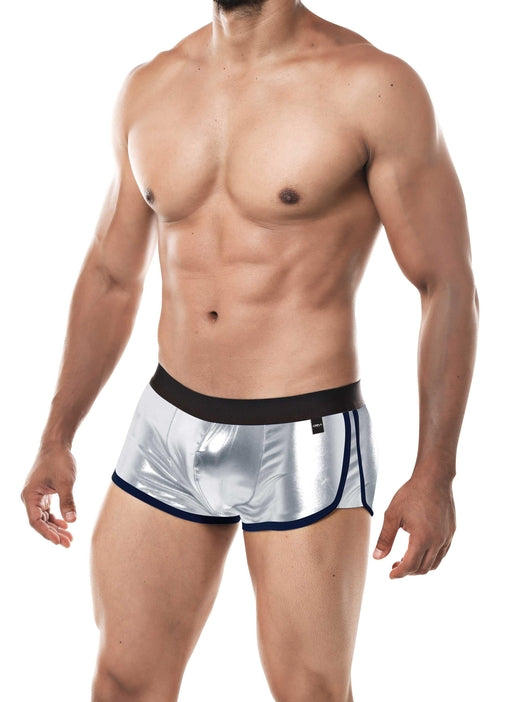 Cut 4 Men Athletic Trunk Silver Small