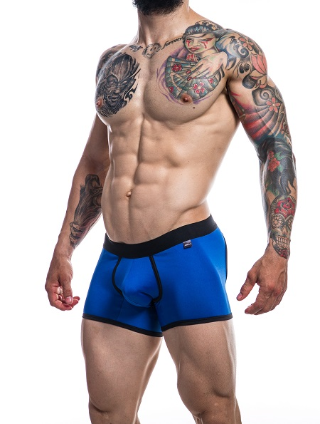 Cut 4 Men Blue Skai Boxair Large Open Boxer Briefs