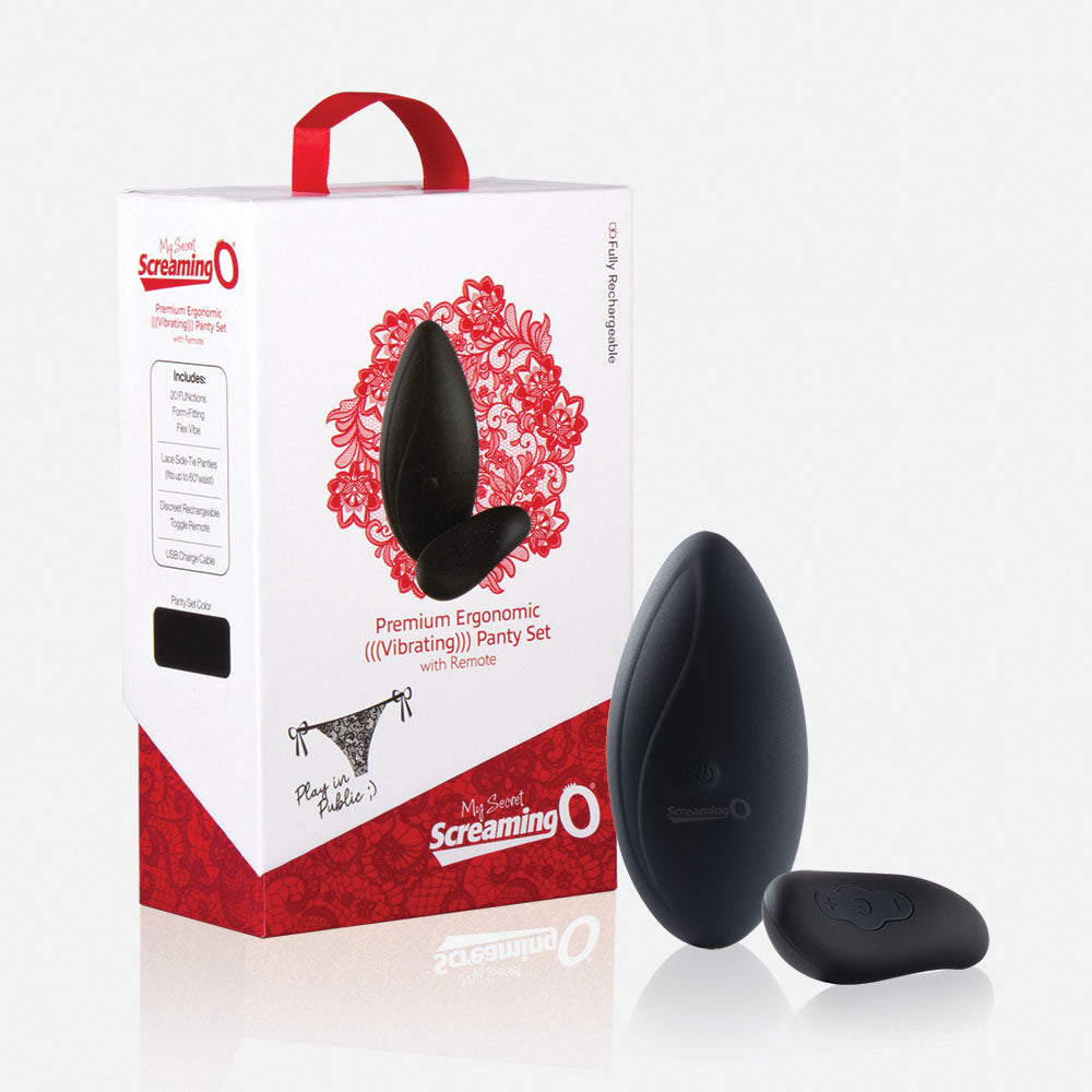 My Secret Screaming O Premium Ergonomic Remote Panty Set – Waterproof Panty Vibrator