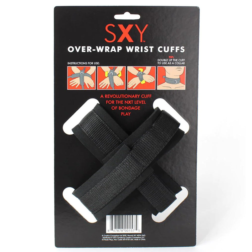 Sxy Cuffs Deluxe Neoprene Cross Wrist Restraints Pair
