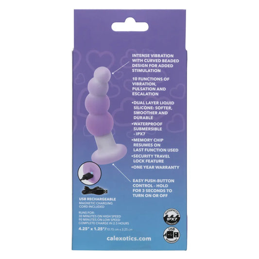 Lavender Haze Beaded Curved Probe (Purple) – 4.25" Vibrator