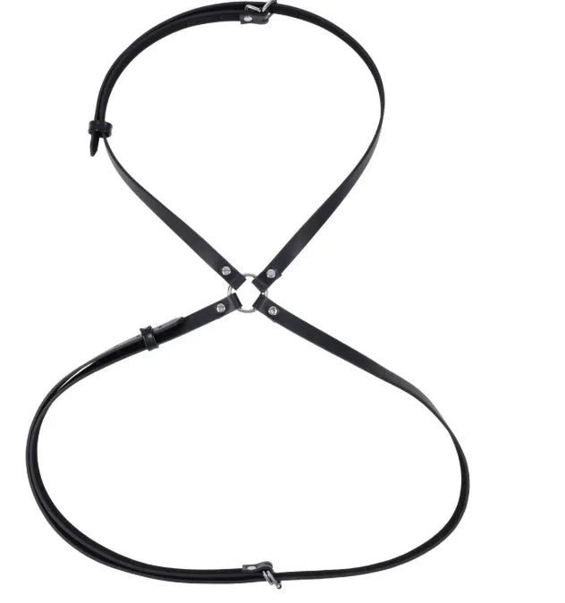Shadow Body Harness – Faux Leather Adjustable Body Harness