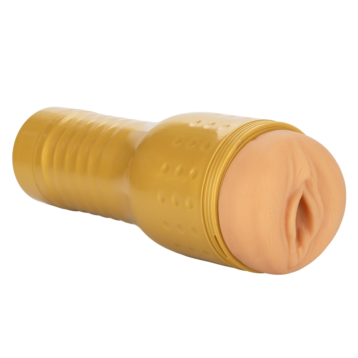 Private Tube Personal Trainer Tub Gold Real Skin TPR Suction Masturbator Sleeve