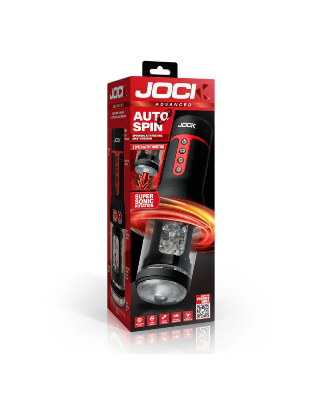 JOCK Auto Spin – Spinning and Thrusting Male Masturbator