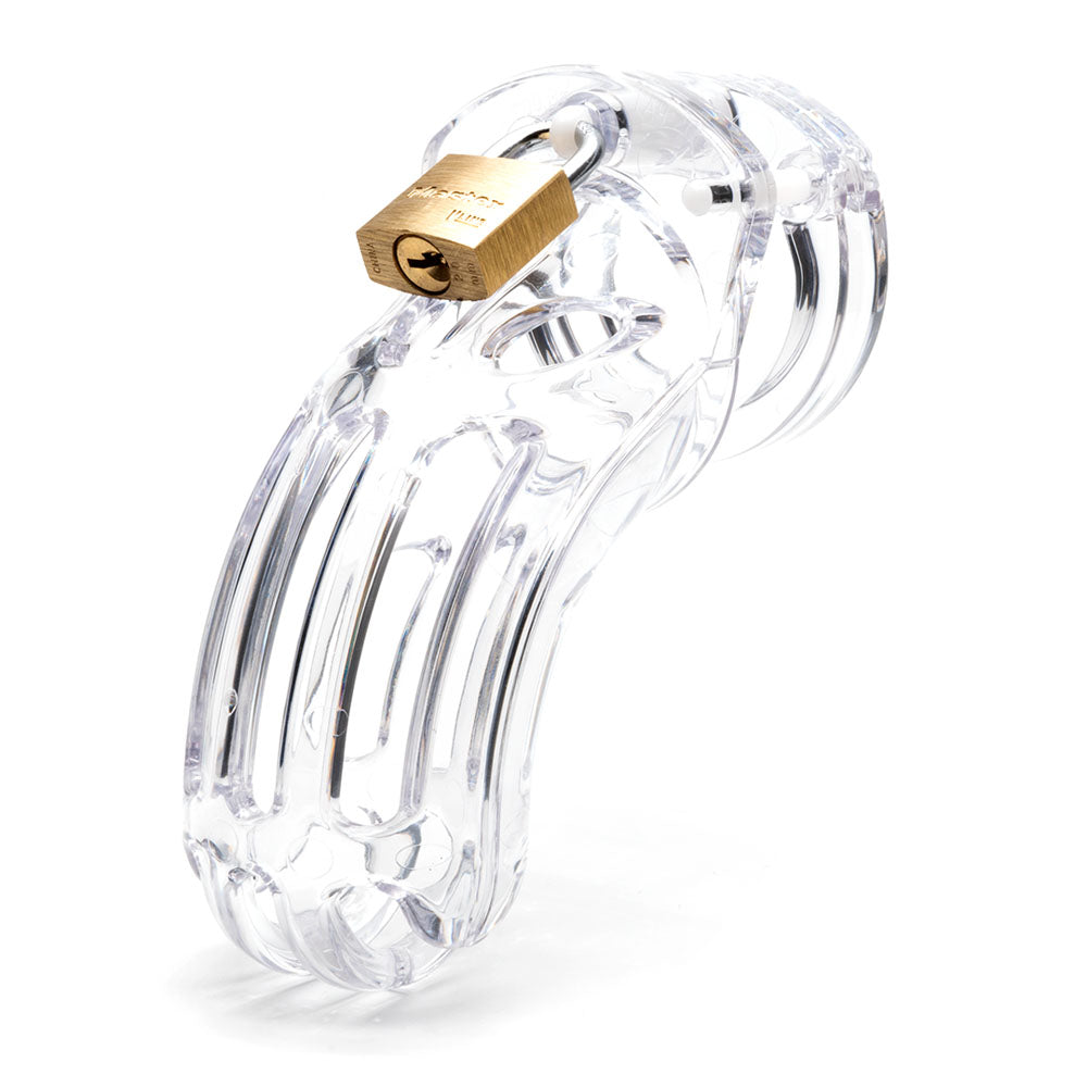 Cockcage The Curve Clear Chastity Device 9.5cm x 3.8cm
