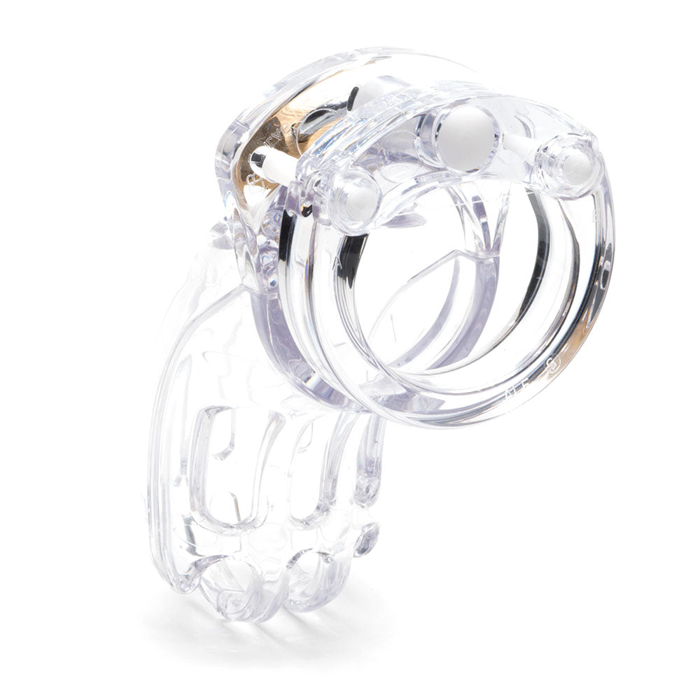 Cockcage The Curve Clear Chastity Device 9.5cm x 3.8cm