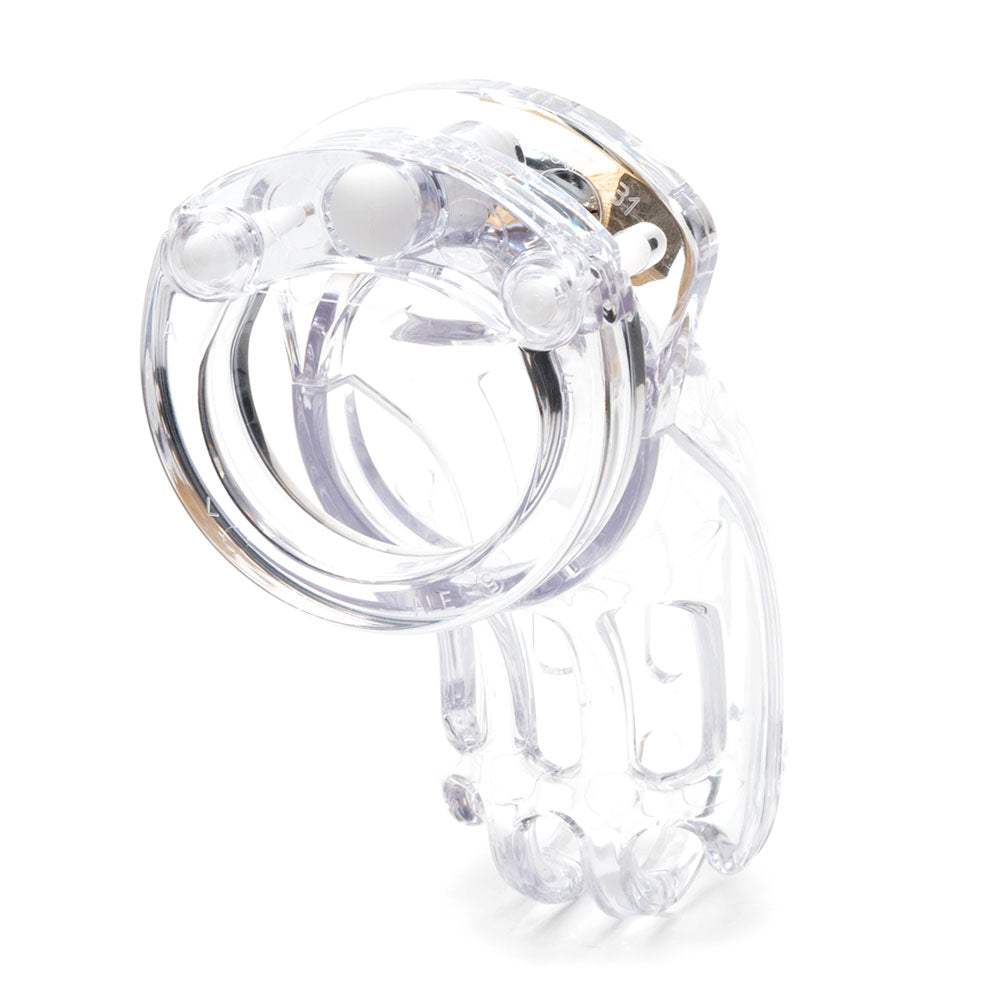 Cockcage The Curve Clear Chastity Device 9.5cm x 3.8cm