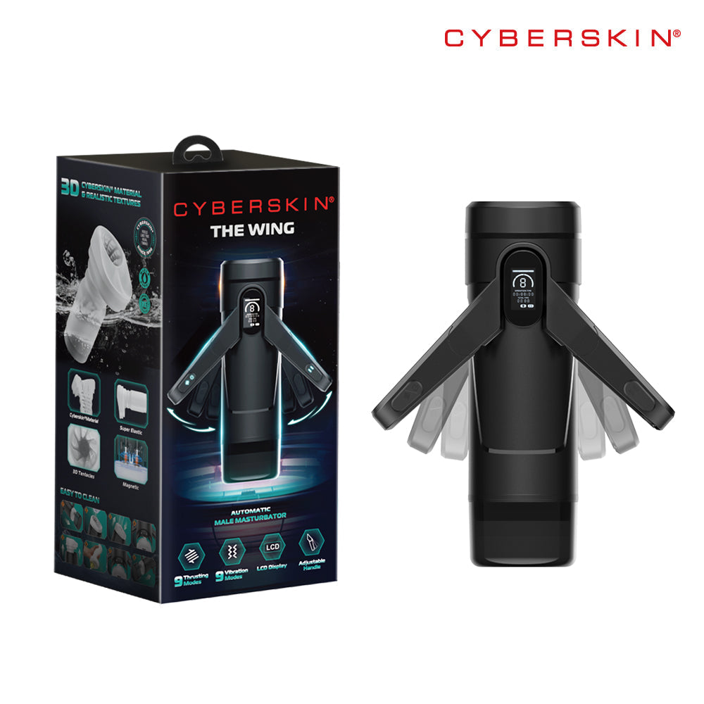 CyberSkin The Wing 29cm Thrusting Auto Masturbator with Heater