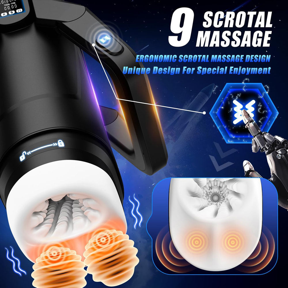 CyberSkin The Wing 29cm Thrusting Auto Masturbator with Heater