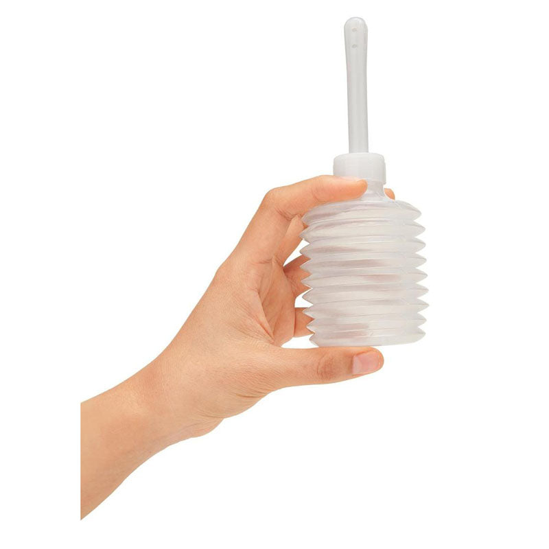 CleanScene Soft Squeeze Beaded Anal Douche Set 250ml with Flared Base - 4 Piece