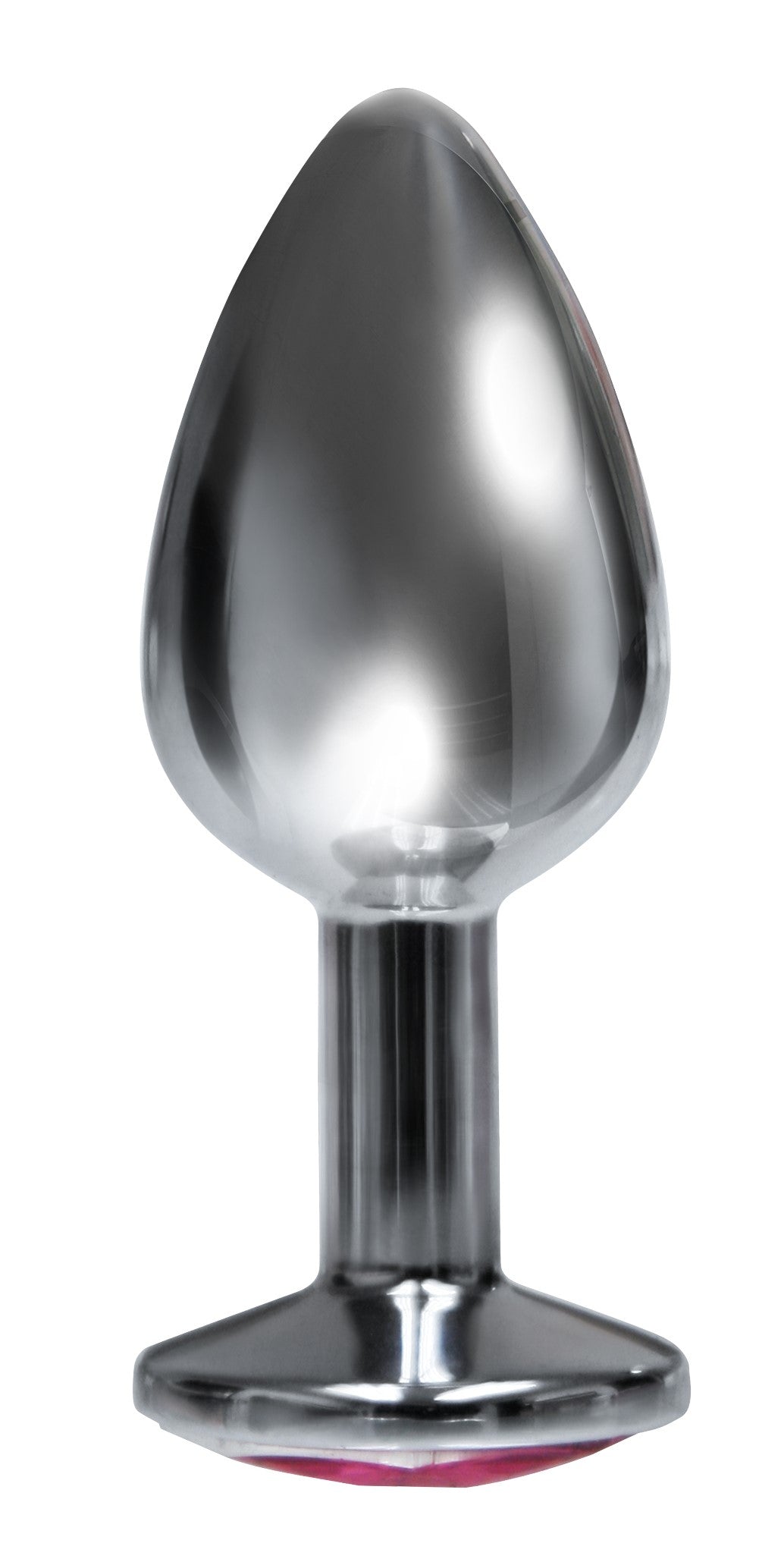 The Silver Starter Silver 7.1 cm (2.8'') Butt Plug with Round Jewel – Elegant Butt Plug