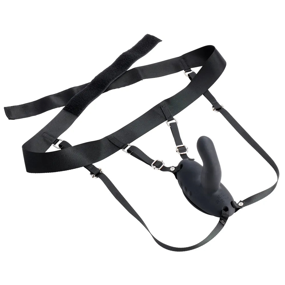 Cloud 9 Grind (Black) – Insertable Vibe with Suction Cup and Harness