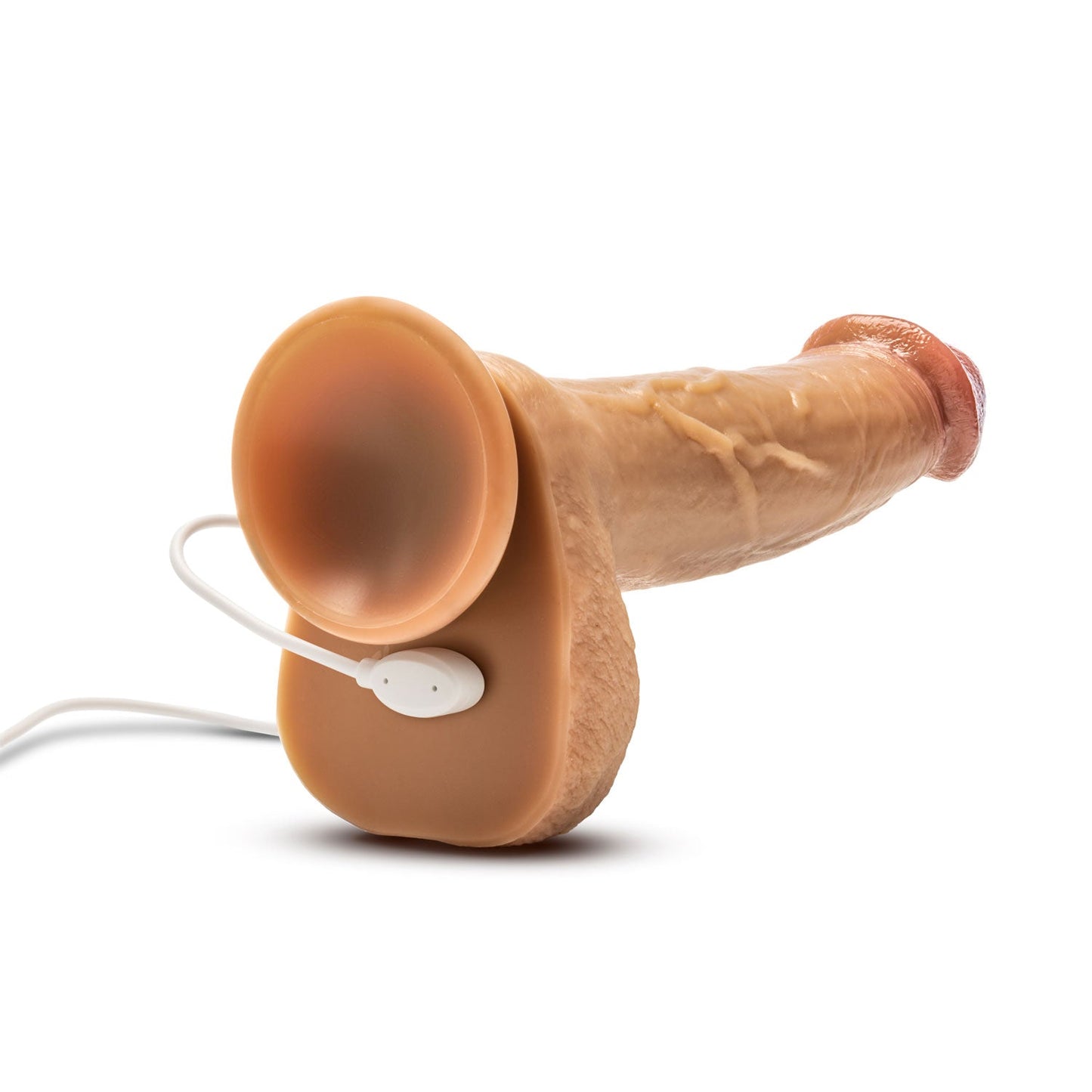Dr Phillips 8.5 Inch Tan Silicone Thrusting Dildo with Remote