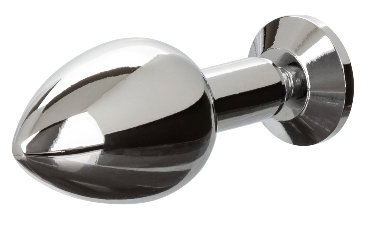 Star Fucker Mini Plug Black Silicone Dual Enhancer with Metal Probe and Sparkling Gem Base