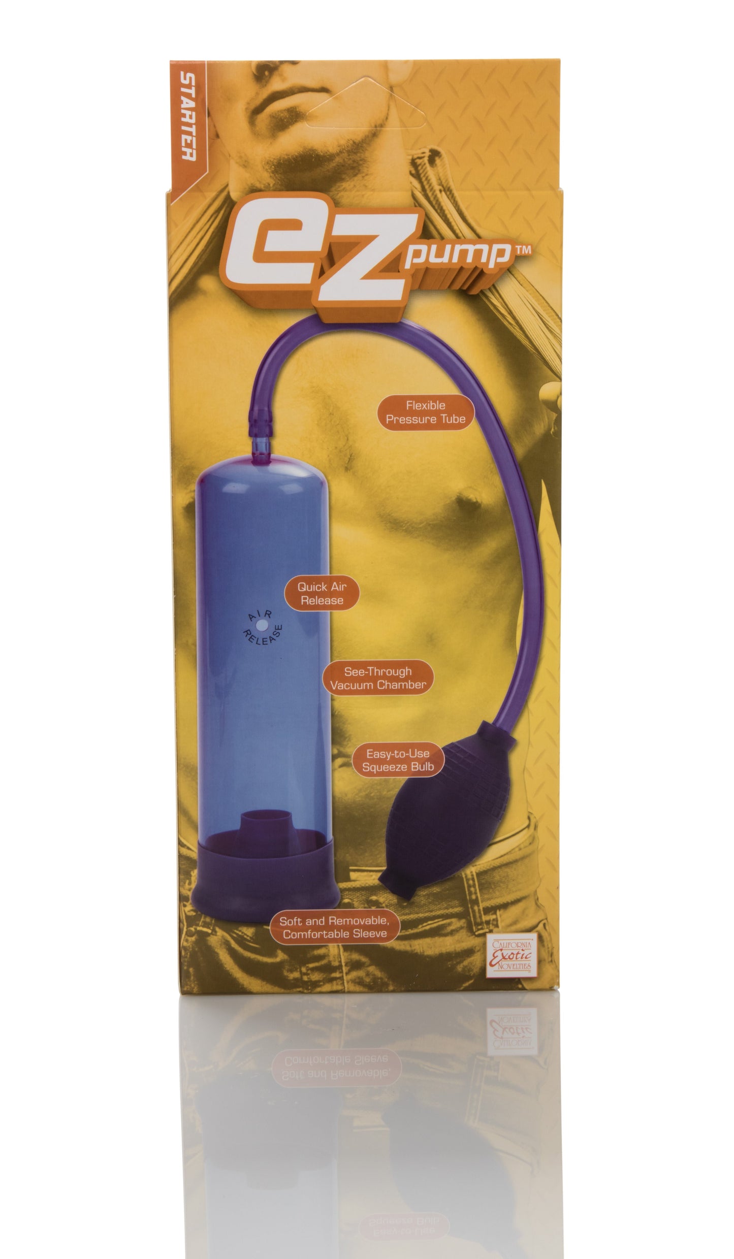 CalExotics E-Z Pump Penis Pump with Powerful Easy Suction