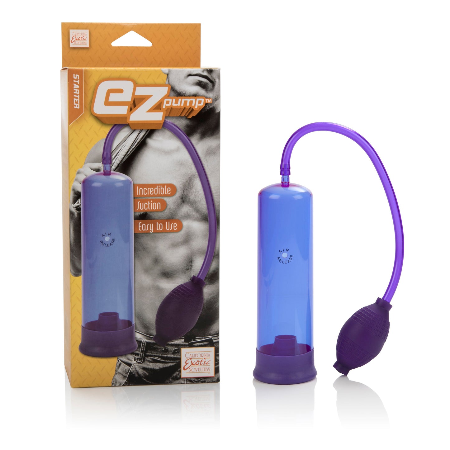 CalExotics E-Z Pump Penis Pump with Powerful Easy Suction
