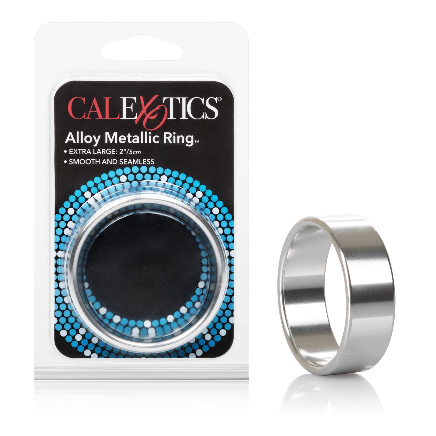 CalExotics Alloy Metallic Extra Large – Smooth Seamless Cock Ring