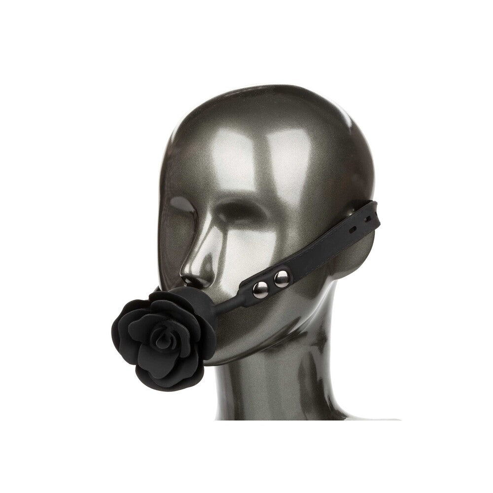 Forbidden Removable Rose Gag – Adjustable Breathable Fetish Accessory