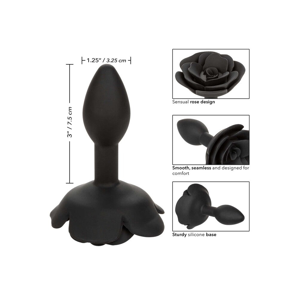 Forbidden Small Rose – Body-Safe Silicone Small Anal Plug