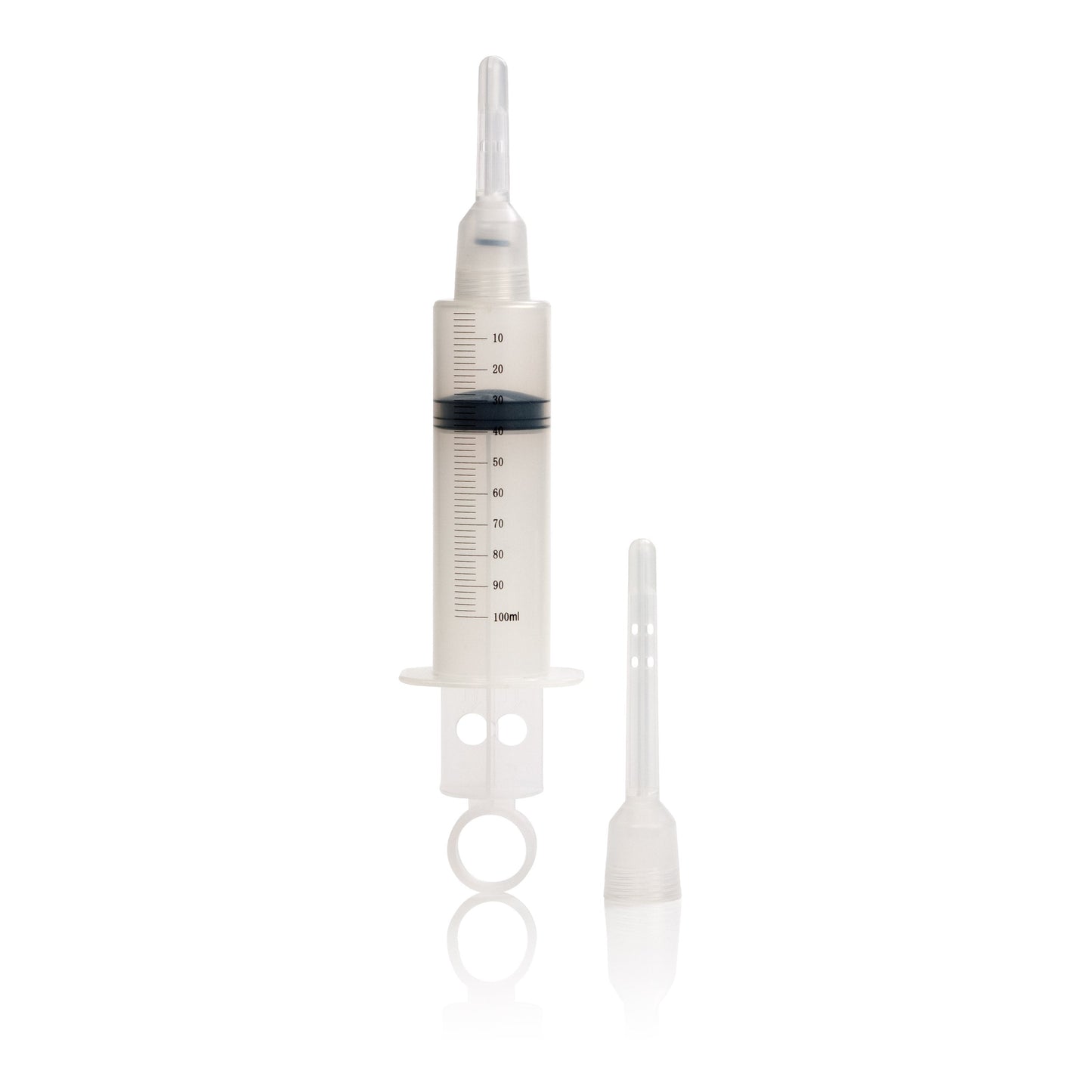 CalExotics Universal Tube Cleanser 3.5 fl oz Transparent Anal Douche with Two Attachments