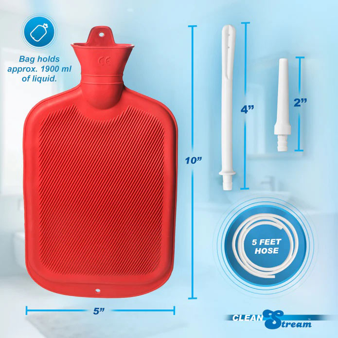 CleanStream Water Bottle Douche Kit – Personal Hygiene Douche Kit