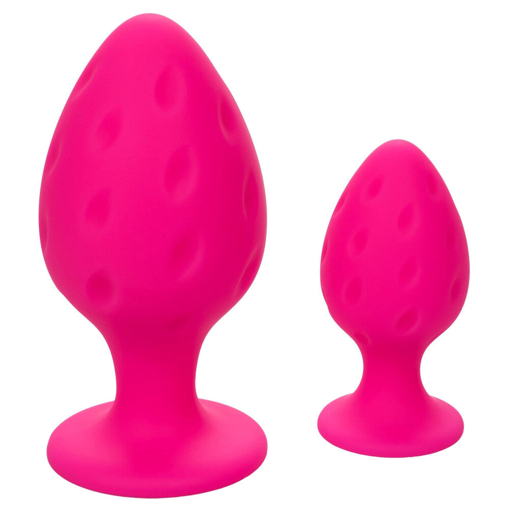 Cheeky Butt Plug Duo (Pink) – Playful Butt Plug Set