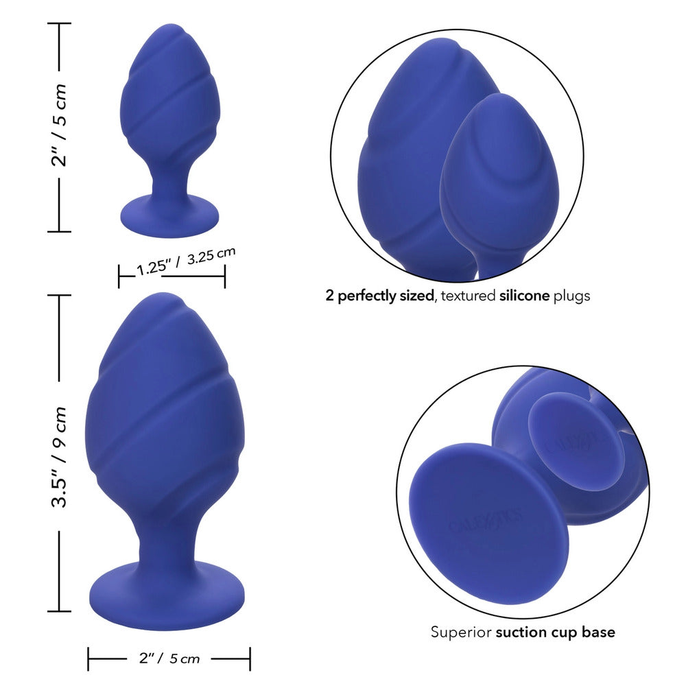Cheeky Butt Plug Duo (Purple) – Playful Butt Plug Set