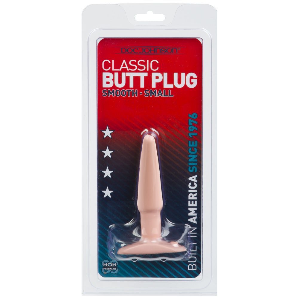 Doc Johnson Classic Small – 4 Inch Smooth Butt Plug