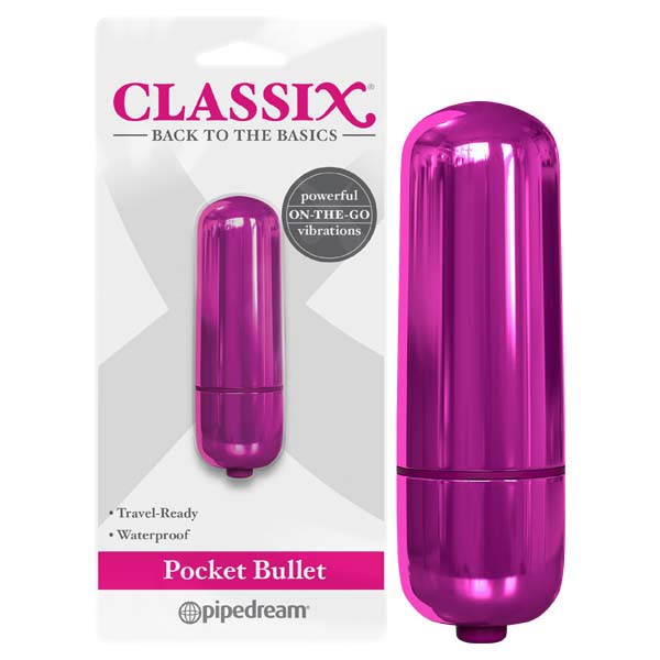 Classix Pocket Bullet Metallic 5.6 Centimeter Vibrating Bullet