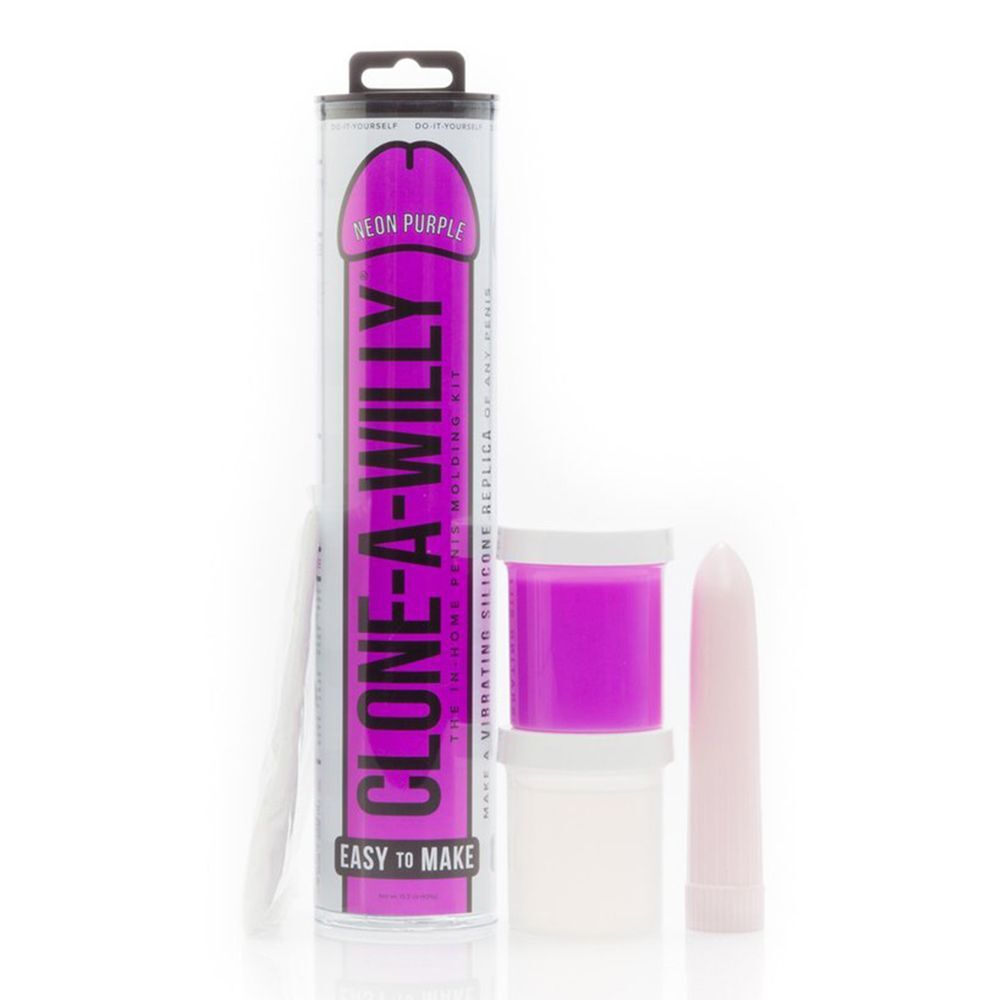 Clone A Willy Neon Purple – Silicone Vibrator