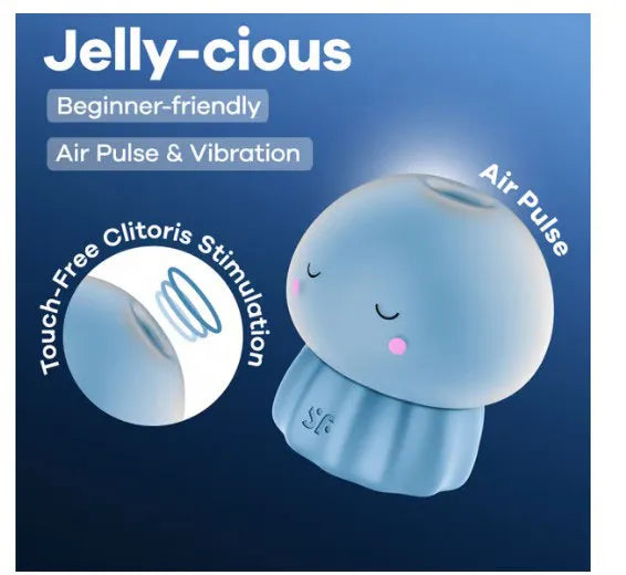 Satisfyer Jelly-Cious – Waterproof Air Pulse and Vibrating Clitoral Stimulator