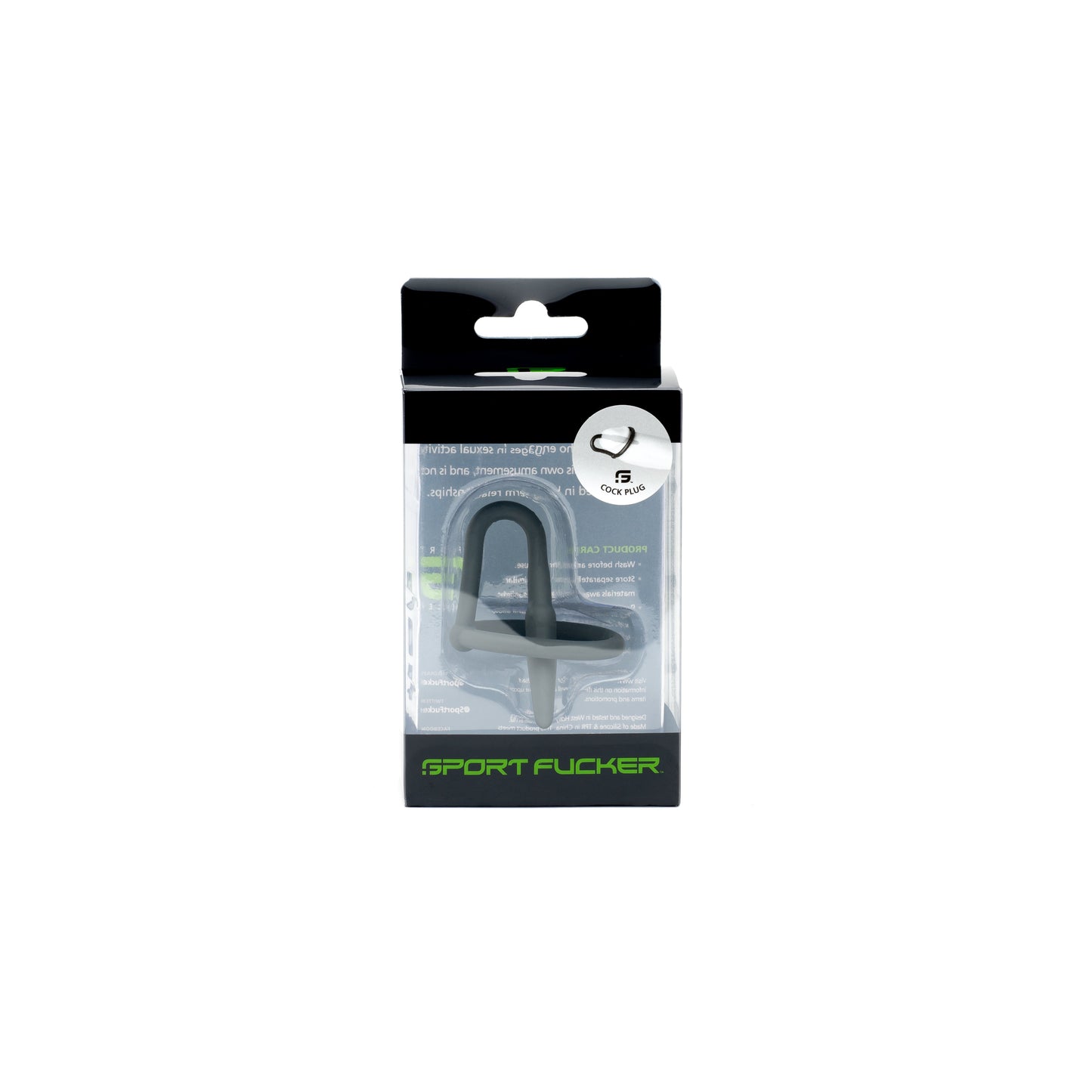 Cock Plug By Sport Fucker Grey 35mm Glans Ring Size