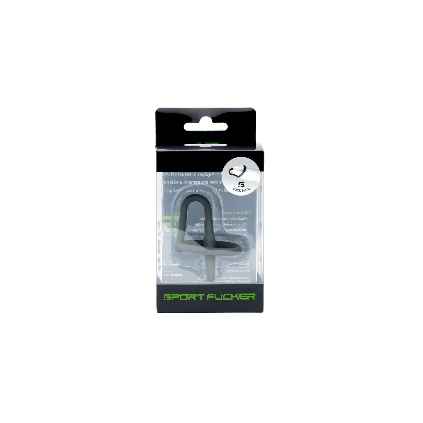 Cock Plug By Sport Fucker Grey 35mm Glans Ring Size