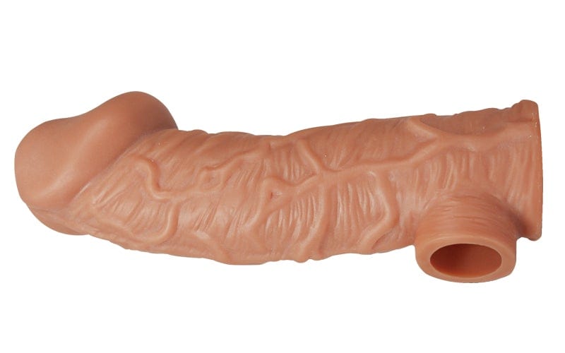 Cock Sleeve 1 Medium - Soft Silicone Pleasure Sleeve M 7" Inch Extra 1" Inch