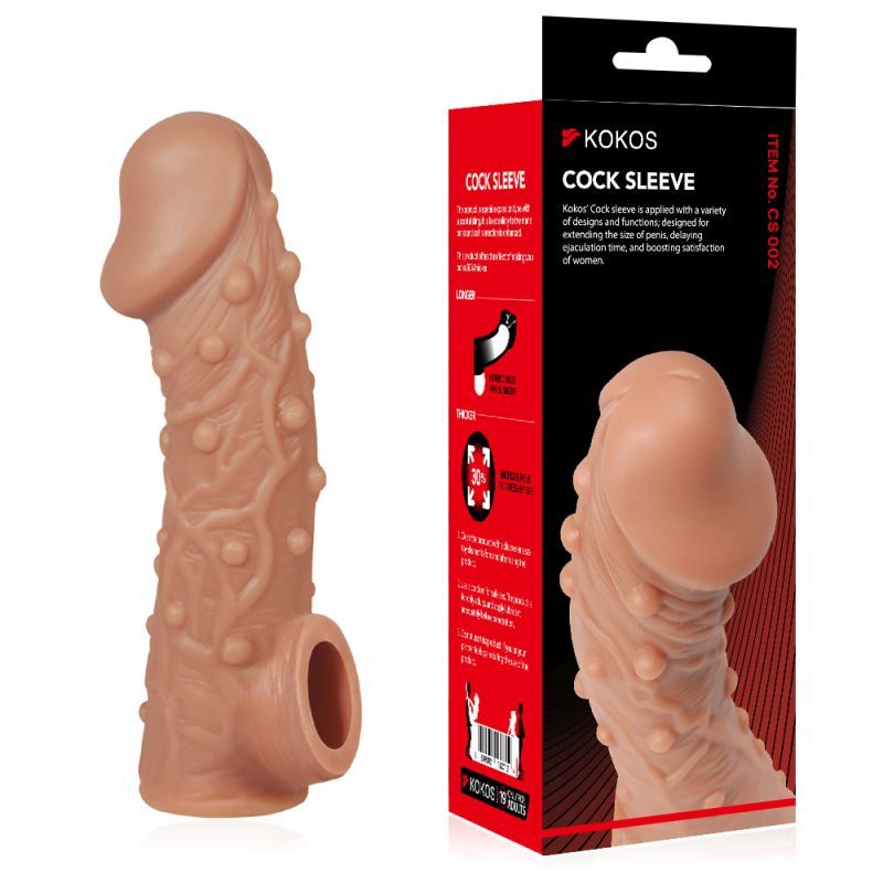 Cock Sleeve 2 Slim fit - Soft Silicone Penis Sleeve Extra 1.3" Inch