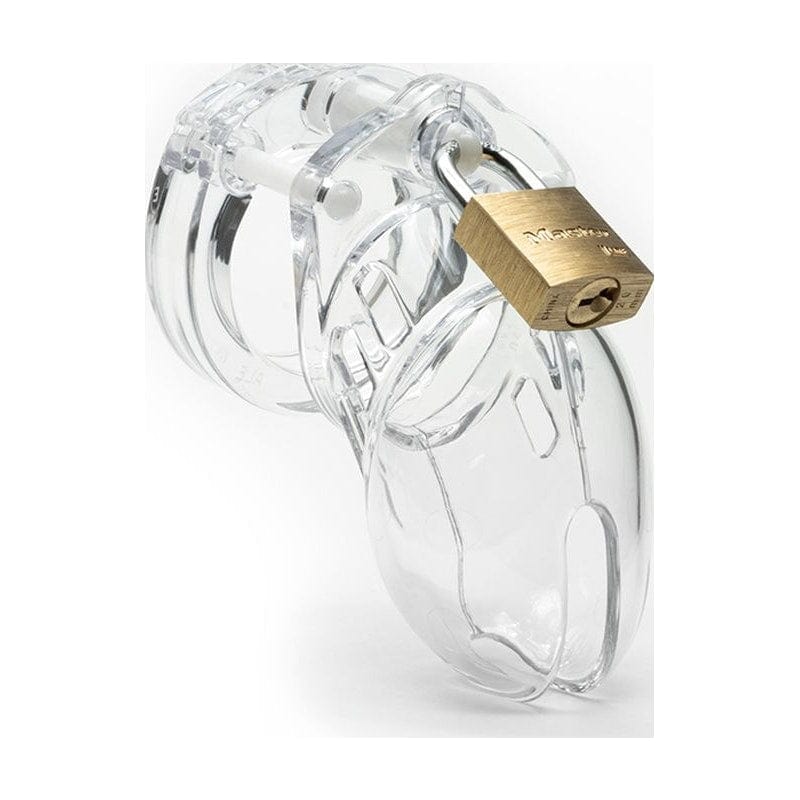 Cockcage CB-6000S Clear 3.25 Inch Medical-Grade Chastity Cage