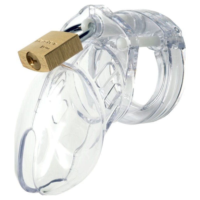 Cockcage CB-6000S Clear 3.25 Inch Medical-Grade Chastity Cage