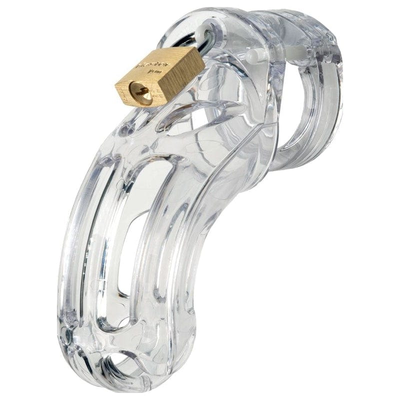 Cockcage The Curve Clear Chastity Device 9.5cm x 3.8cm