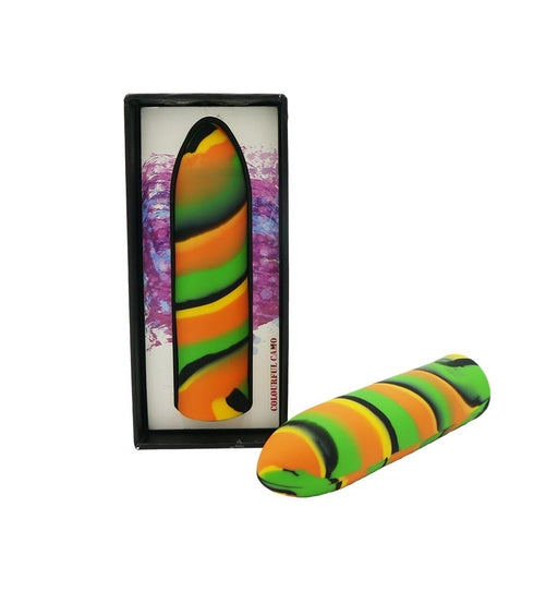 Colourful Camo Tracer Bullet Vibrator Yellow Compact Size
