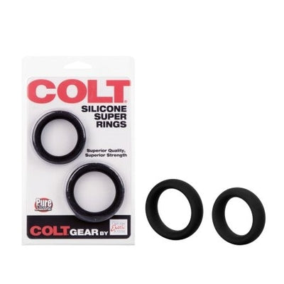 Colt Silicone Super Rings – Durable Stretchy Erection Enhancers Set of Two Rings