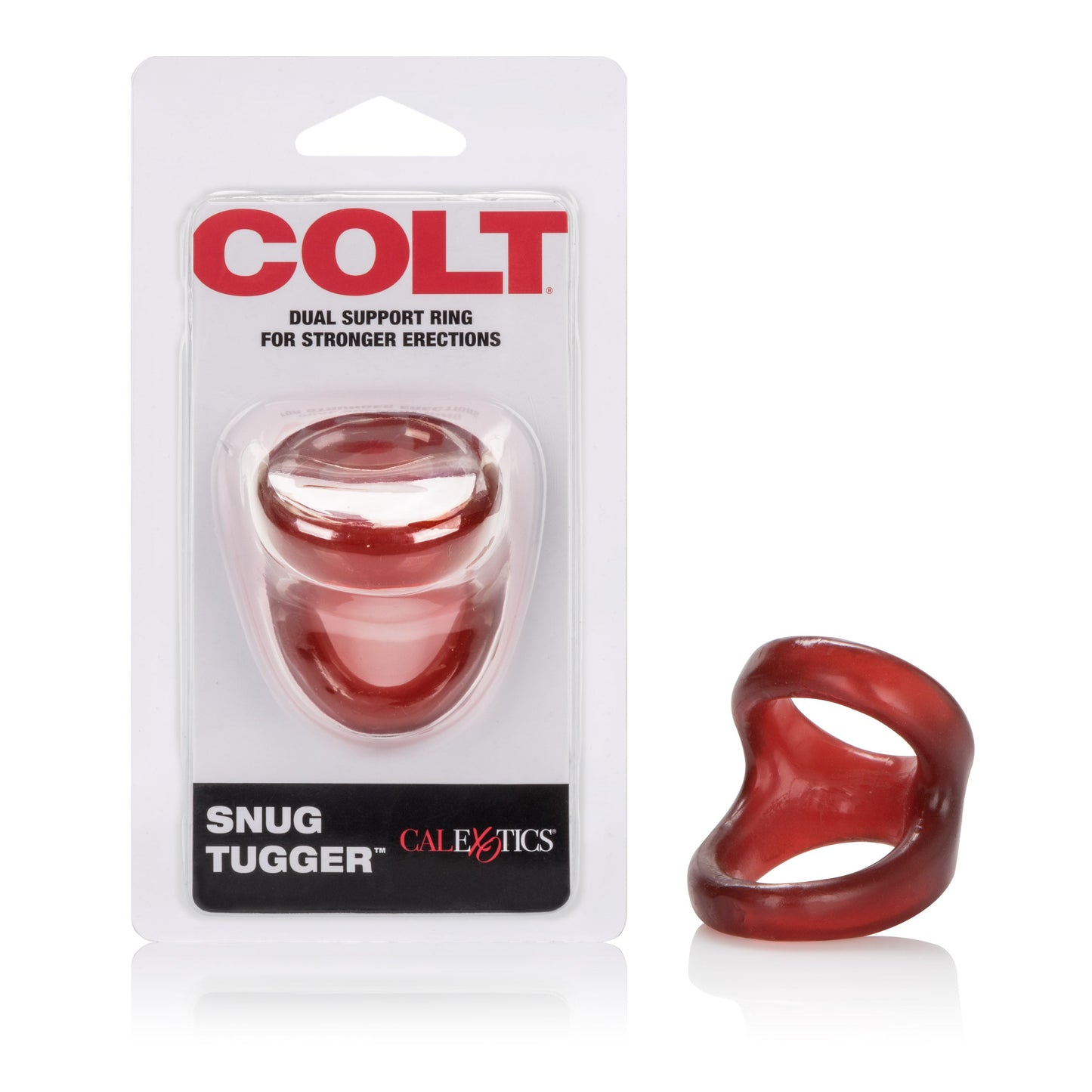 Colt Snug Tugger – Super Stretchy Double Cock Ring with Scrotum Support