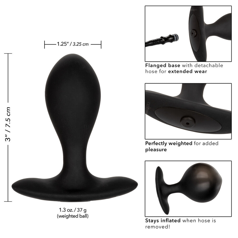 Colt Weighted Pumper Plug – Inflatable Anal Plug for Men
