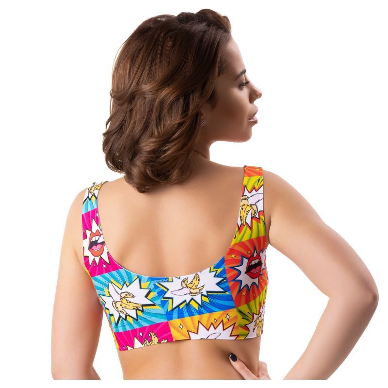Comics Curios Comfortable Crop Top in Sizes S to XL with Seamless Fit
