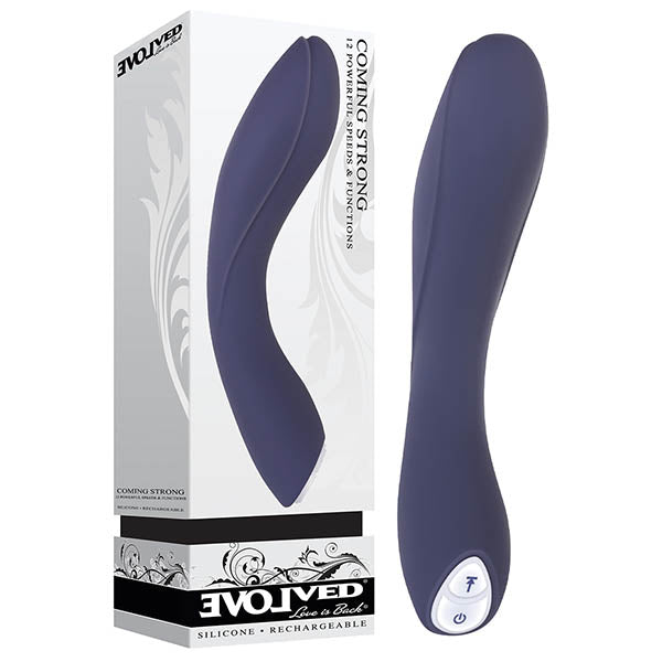 Coming Strong Navy 19 Centimeter Vibrator